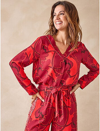 Blouse fluide encolure V - DAXON