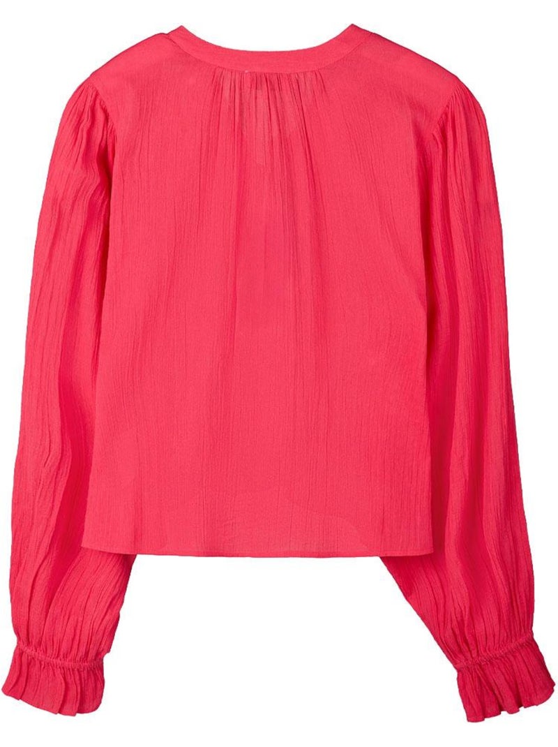 Blouse Fluide Femme Teddy Smith [6a0f1006f2d0e] Rose - Kiabi