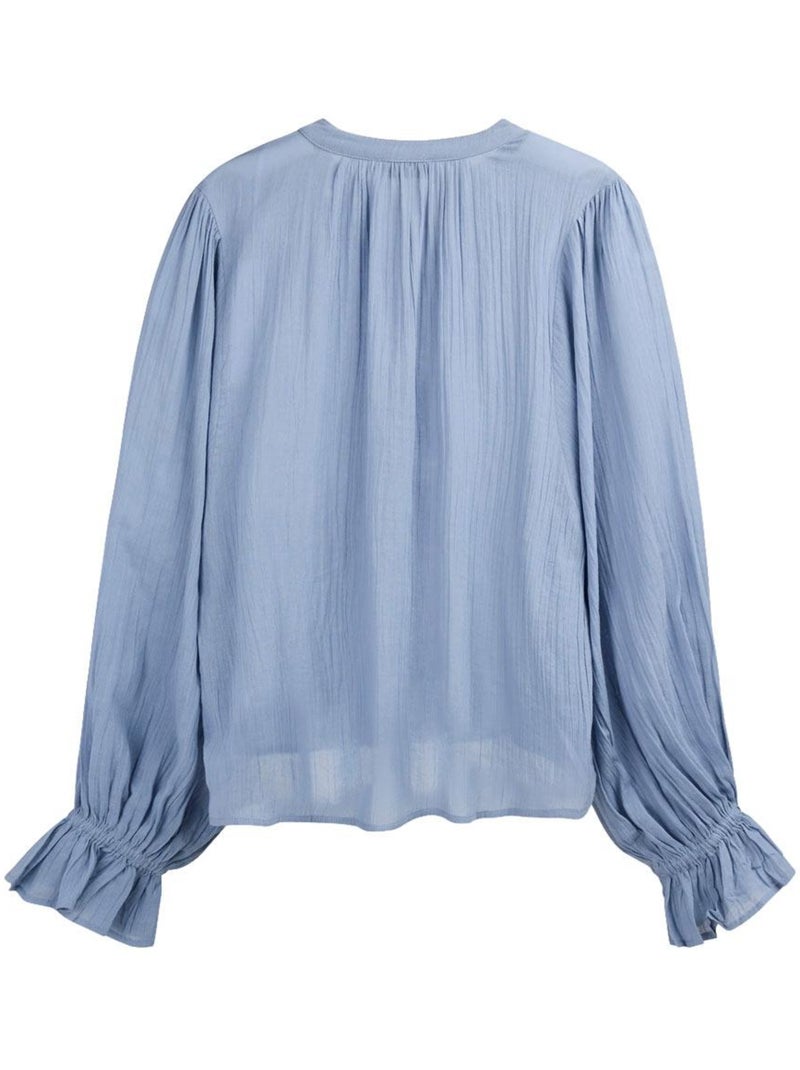 Blouse Fluide Femme Teddy Smith Bleu - Kiabi