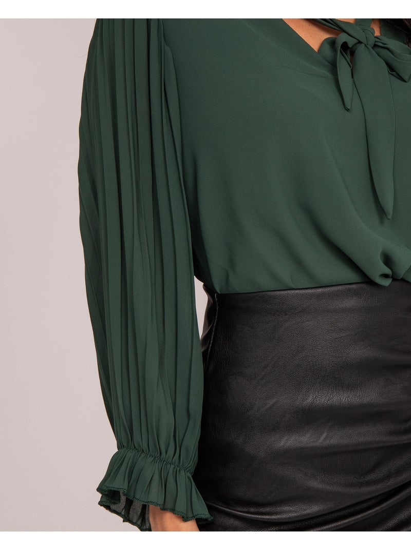 Blouse fluide fuggia Vert - Kiabi