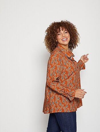 Blouse fluide imprimée - AFIBEL