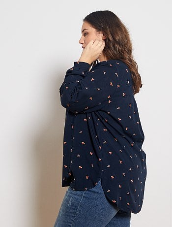 Blouse fluide imprimée - Kiabi