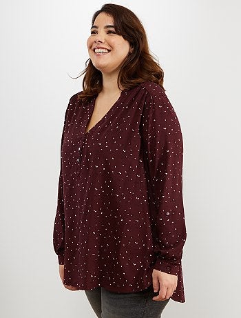 Blouse fluide imprimée - Kiabi