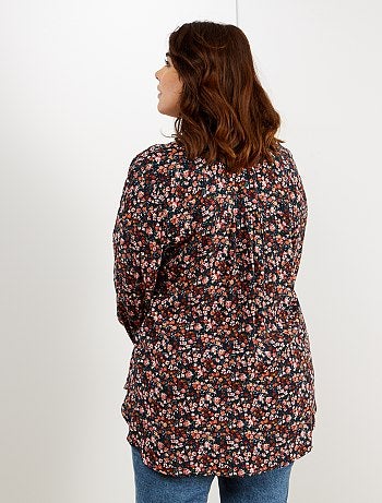 Blouse fluide imprimée - Kiabi