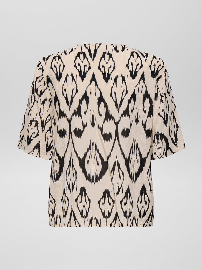 Blouse fluide imprimée 'JDY' NOIR - Kiabi