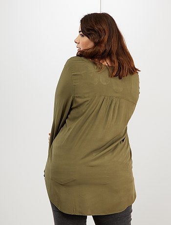 Blouse fluide imprimée - Kiabi