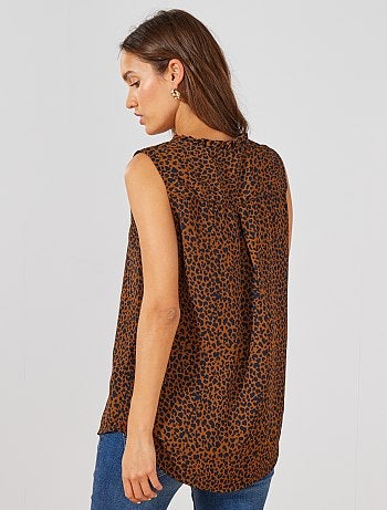 Blouse fluide imprimée - Kiabi