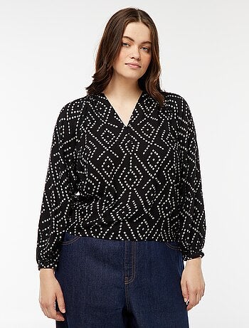 Blouse fluide imprimée