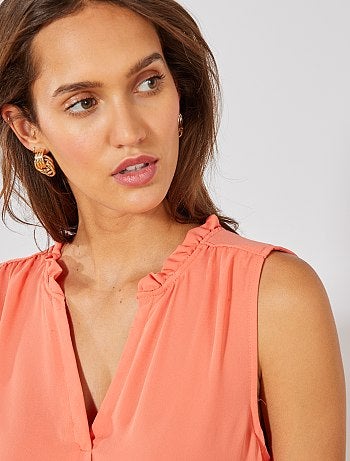 Blouse fluide imprimée - Kiabi