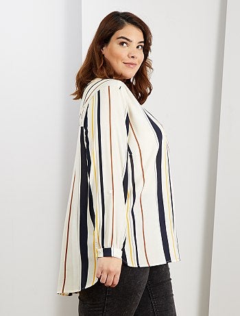 Blouse fluide imprimée - Kiabi