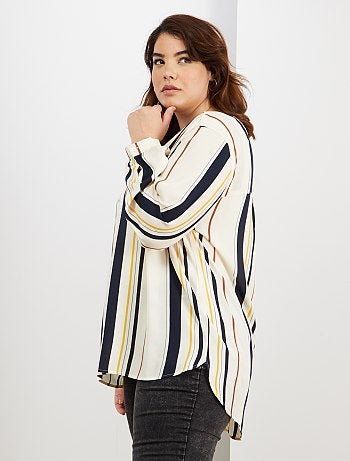 Blouse fluide imprimée - Kiabi