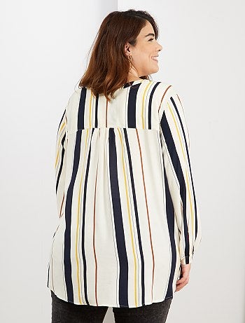 Blouse fluide imprimée - Kiabi