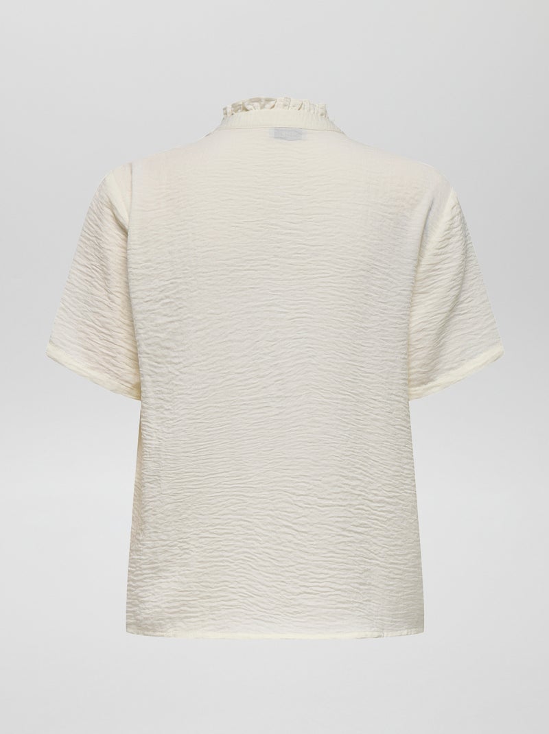 Blouse fluide 'JDY' Beige - Kiabi