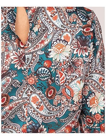 Blouse fluide motifs FABUS
