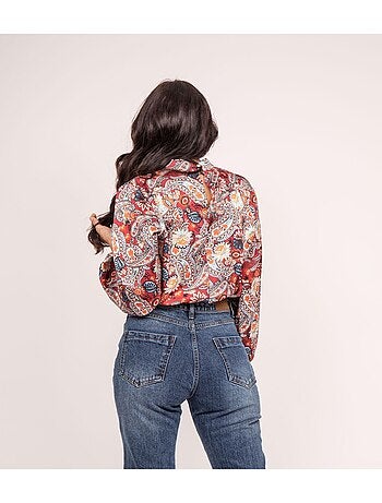 Blouse fluide motifs FABUS