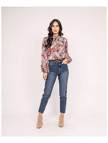 Blouse fluide motifs FABUS