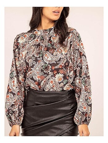 Blouse fluide motifs FABUS