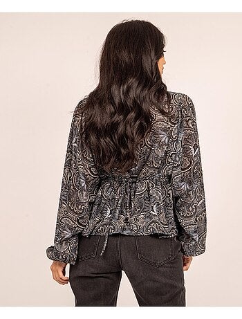 Blouse fluide motifs FARAH