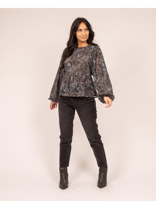 Blouse fluide motifs FARAH - Kiabi