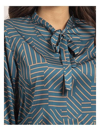 Blouse fluide motifs OZALIA