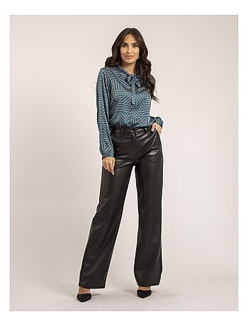 Blouse fluide motifs OZALIA