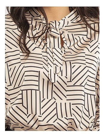 Blouse fluide motifs OZALIA