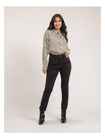 Blouse fluide motifs OZALIA