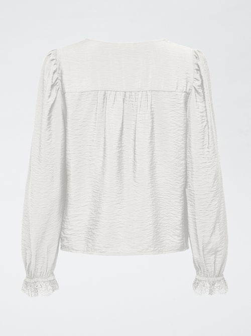 Blouse fluide uni 'JDY' - Kiabi