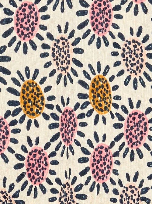 Blouse gaufrée sans manches - Kiabi