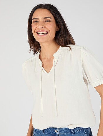 Blouse gaze de coton - Damart