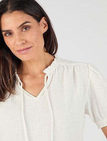 Blouse gaze de coton - Damart
