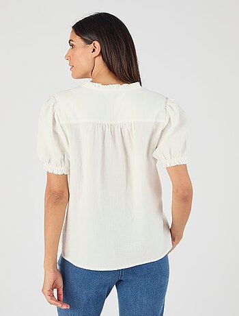 Blouse gaze de coton - Damart