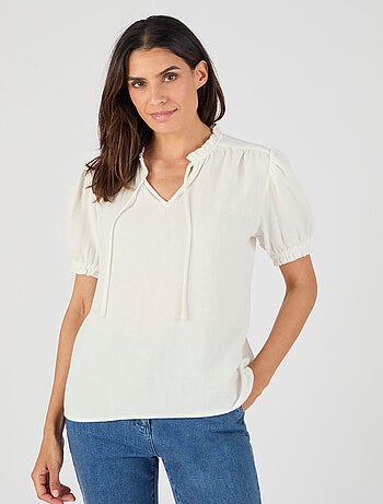 Blouse gaze de coton - Damart