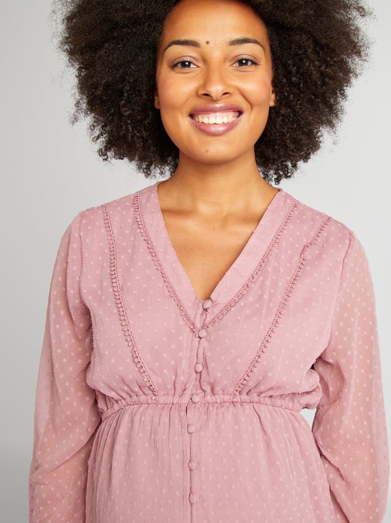 Blouse grossesse 'Only Maternity' Rose - Kiabi