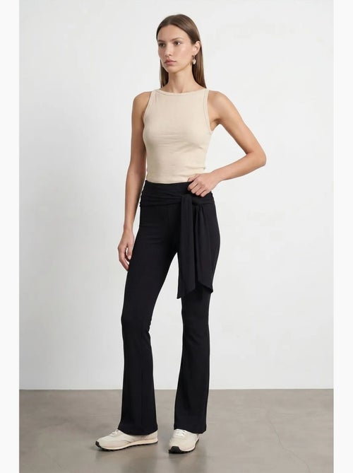 Blouse halter côtelée en coton dilvin - Kiabi Blouse halter côtelée en coton dilvin - Kiabi
