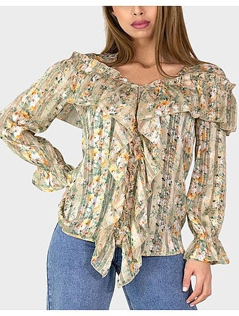 blouse imprimé floral Kebello