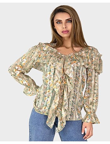 blouse imprimé floral Kebello