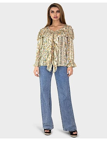 blouse imprimé floral Kebello