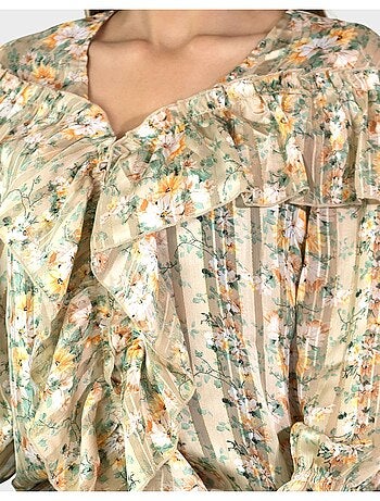 blouse imprimé floral Kebello