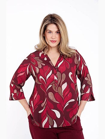 Blouse imprimé graphique