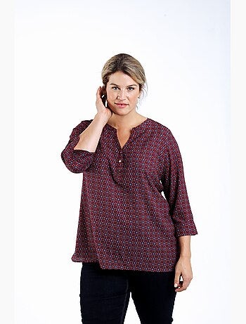 Blouse imprimé graphique
