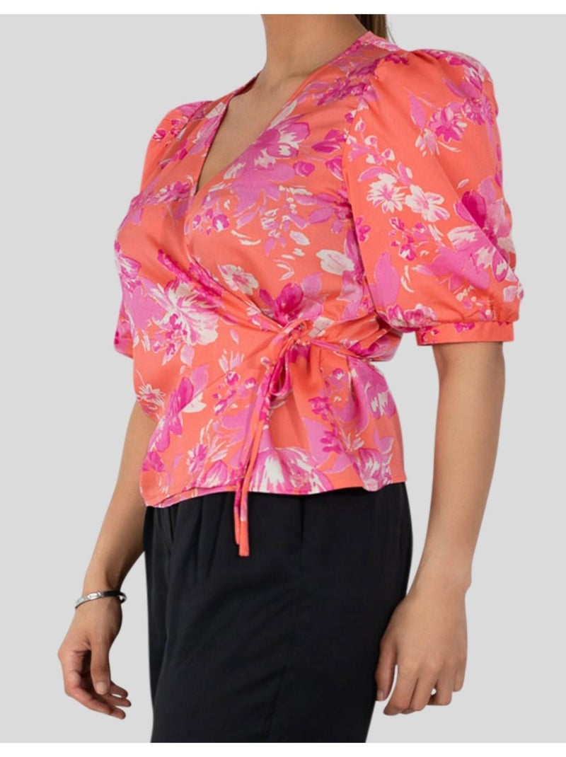 Blouse imprimé Kebello Rose - Kiabi