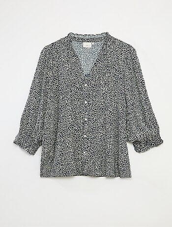 Blouse imprimé léopard 'Only Carmakoma'