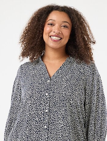 Blouse imprimé léopard 'Only Carmakoma'
