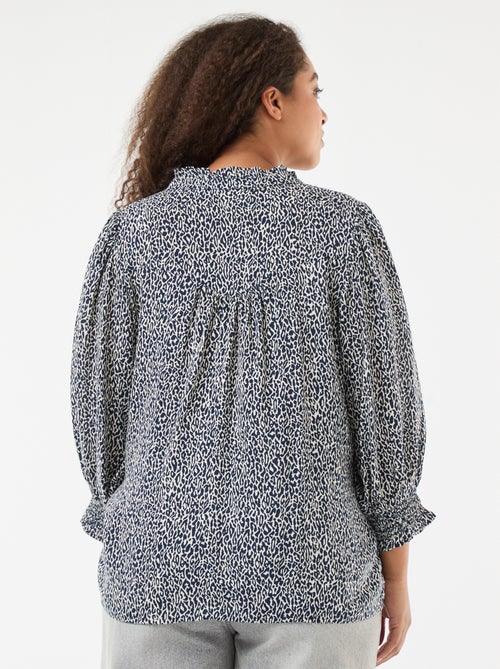 Blouse imprimé léopard 'Only Carmakoma' - Kiabi