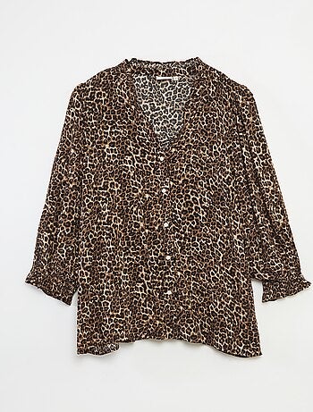 Blouse imprimé léopard 'Only Carmakoma'