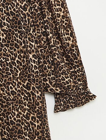 Blouse imprimé léopard 'Only Carmakoma'