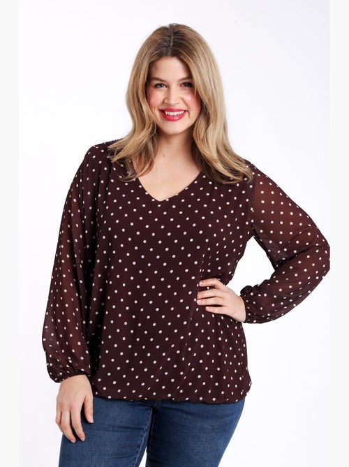 Blouse imprimé pois PAPRIKA - Kiabi