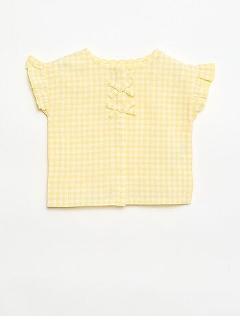 Blouse imprimé 'oiseaux'