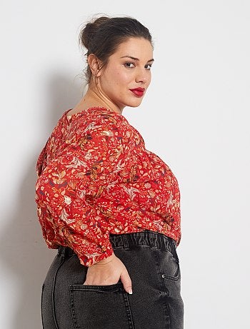 Blouse imprimée cachemire - Kiabi